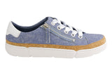 Django and Juliette Torayne Blue Denim-White Multi Womens