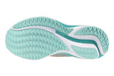 Mizuno Wave Rider 28 D Harbor Mist/White/Aruba Blue Womens #color_grey-multi-greens