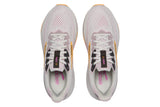 Brooks Ghost 17 D Oyster/Apricot/Pink Womens #color_grey-multi-pinks-purples