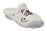 Devalverde Cat Grey Womens #color_prints-characters