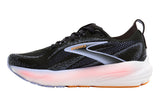 Brooks Glycerin 22 B Black/Blue Heron/Orange Womens #color_black-multi