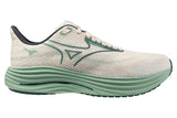 Mizuno Wave Rider 29 2E Snow White/Bistro Green/Creme de Menthe Mens