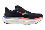 Mizuno Wave Sky 9 B Odyssey Grey/Striking Coral/Iris Bloom Womens #color_purple-multi