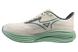 Mizuno Wave Rider 29 2E Snow White/Bistro Green/Creme de Menthe Mens #color_green-multi