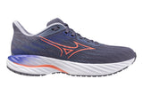 Mizuno Wave Inspire 21 B Blue Granite/Striking Coral/Iris Bloom Womens #color_purple-multi