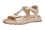 Ara Osaka Sandal 12-34826 Platinum Womens #color_metallic-greige