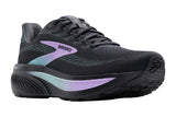 Brooks Ghost 17 B Grey/Clearwater/Purple Womens #color_black-multi-purples