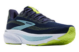 Brooks Ghost 17 2E Peacoat/Lime/Blue Mens #color_navy