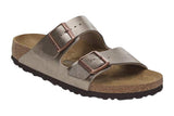 Birkenstock Arizona R Graceful Taupe Birko-Flor Womens #color_metallic-bronze