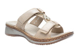 Ara Hawaii 2.0 12-29003 Metallic Sand Womens #color_metallic-gold