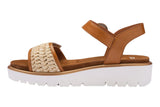 Ara Bilbao 12-33519 Cognac/Natural Raffia Combo Womens #color_brown-multi