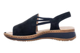Ara Hawaii 2.0 12-29005 Navy Suede Womens #color_navy