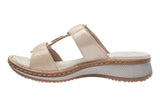 Ara Hawaii 2.0 12-29003 Metallic Sand Womens #color_metallic-gold