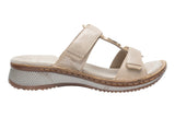 Ara Hawaii 2.0 12-29003 Metallic Sand Womens #color_metallic-gold