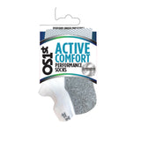 OS1st AC4 Active Comfort Socks White Unisex #color_white