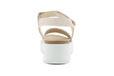 Ecco Flowt Wedge Limestone Womens #color_brown-beige