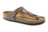 Birkenstock Gizeh R Mocca Birkibuc Womens #color_brown