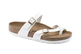 Birkenstock Mayari R White Birko-Flor Womens #color_white