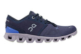 On Cloud X 3 B Midnight/Heron Womens #color_blue-multi-greys