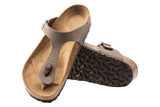 Birkenstock Gizeh N Mocca Birkibuc Womens #color_brown