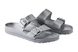 Birkenstock Arizona EVA N Metallic Silver Womens #color_grey