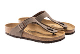 Birkenstock Gizeh N Mocca Birkibuc Womens #color_brown