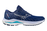 Mizuno Wave Inspire 19 D Blue Depths/White/Aquarius Womens #color_blue-multi-whites