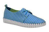 Django and Juliette Huskies Blue and Emerald Stripe Womens #color_blue-multi-greens