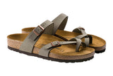 Birkenstock Mayari R Stone Birkibuc Womens #color_grey