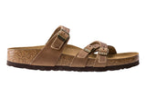 Birkenstock Franca R Tabacco Oiled Leather Womens #color_brown-dark-beige