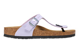 Birkenstock Gizeh R Purple Fog Patent Birko-Flor Womens