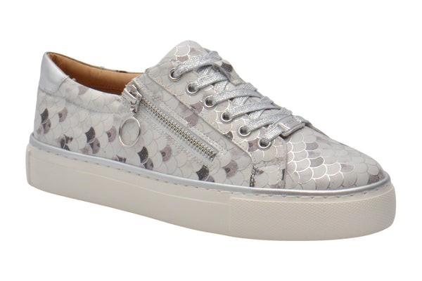 Ziera Pamela XF Misty Bubble-Silver Womens – Comfort Plus Footwear