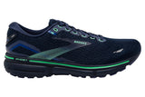 Brooks Ghost 15 D Crown Blue/Black/Green Mens #color_blue-multi-black