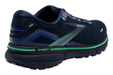 Brooks Ghost 15 D Crown Blue/Black/Green Mens #color_blue-multi-black