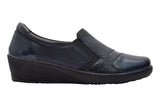 Cabello CP461-18 Navy Patent Womens