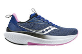 Saucony Echelon 9 D Indigo/Grape Womens #color_blue-multi-pinks-purples