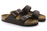 Birkenstock Arizona R Habana Oiled Leather Unisex #color_brown-dark-brown