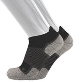 OS1st WP4 Wellness Performance No Show Socks Black Unisex #color_black